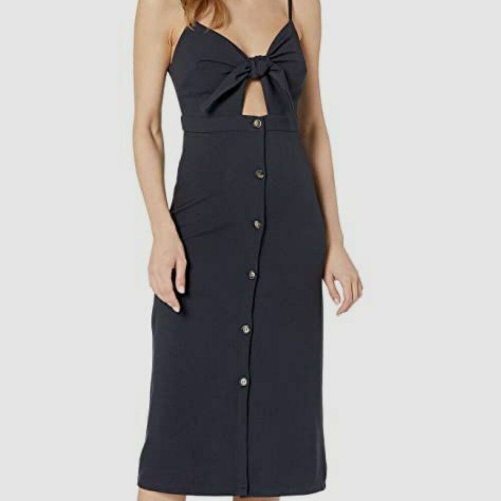 Bishop + Young Cut Out Midi Dress M